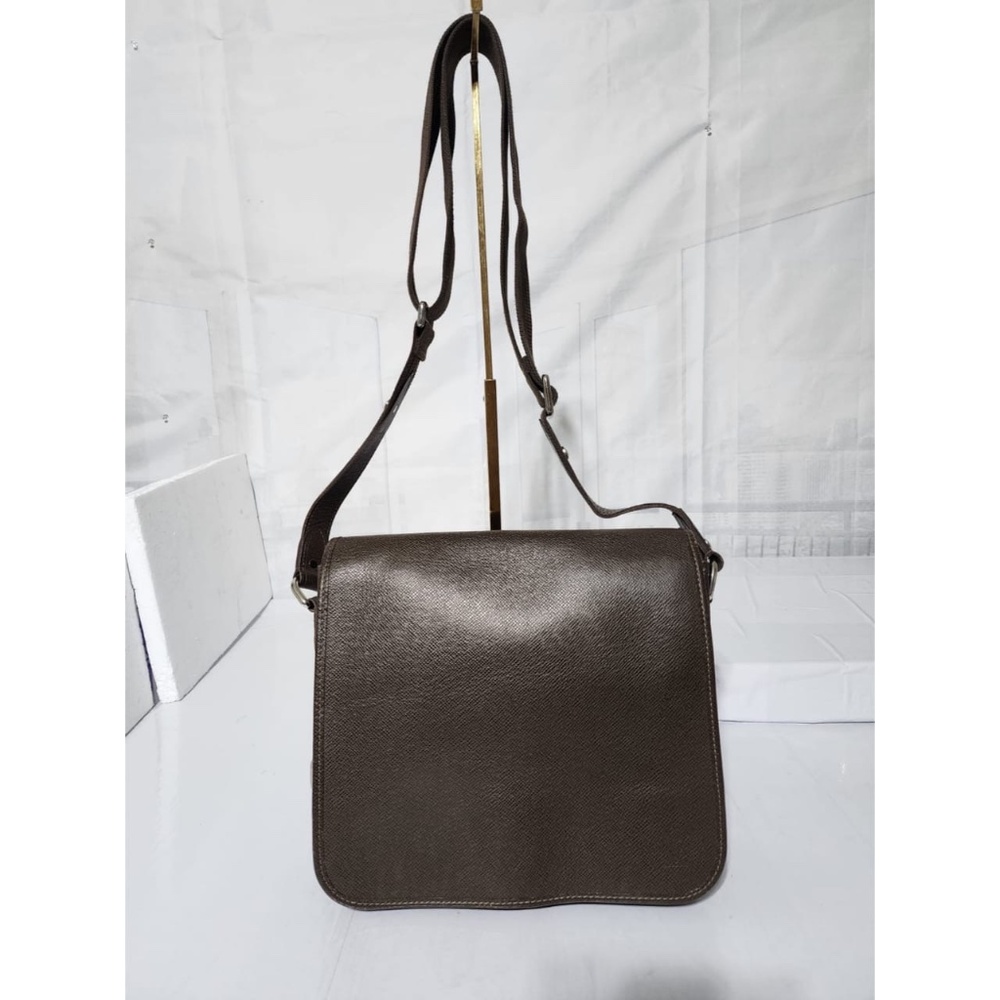 Authentic Louis Vuitton Taiga Leather Roman PM Bag Brown - Picture 15 of 15